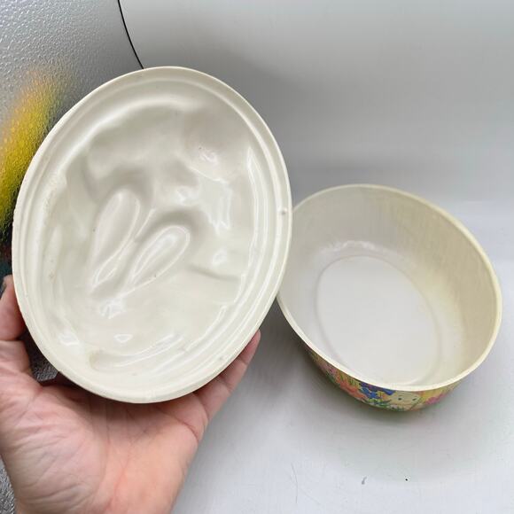 Vintage Easter Bunny Spring Candy Container by Ullman Retro Kitschy - Picture 5 of 8